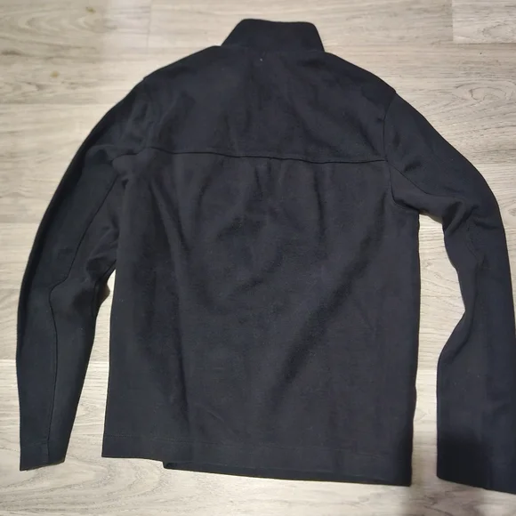 💥Sale💥Perry Ellis Women's Black 1/4 Zip Pullover Sweater - Picture 4 of 6